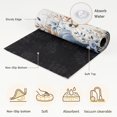 thumbnail image 6 of Entryway Rug 2'x3', Blue White Pumpkin Fall Kitchen Runner Rugs Non-Slip Carpet Mats, Thanksgiving Eucalyptus Gray Wooden Bedside Rugs Runners Washable Floor Carpet for Bathroom Laundry Room, 6 of 8
