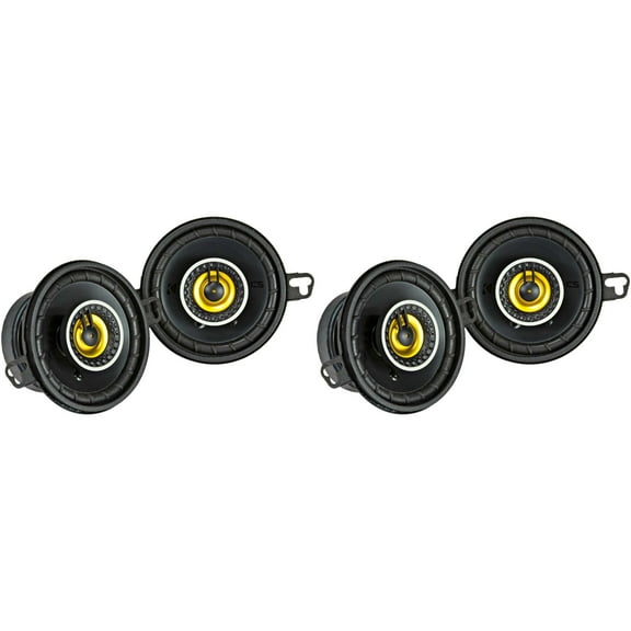 Kicker 46CSC354 CS-Series CSC35 3.5-Inch (89mm) Coaxial Speakers w/ 46CSC354 3.5" Coaxial Bundle