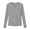 Gray, variant on Workout Tops for Women V Neck Long Sleeve Sun Protection Quick Dry Regular Fit Shirt with Pockets Stretchy Athletic Running Gym Outdoor Tees