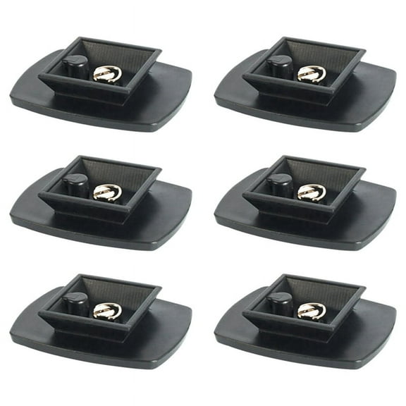 6X Dslr Camera Adapter Mount Camera Tripod Head Quick Release Plate Camera Base Plate for Three-Dimensional Tripod Head,6 x Tripod Head,Black