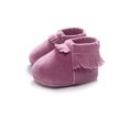 thumbnail image 3 of Kids Baby Shoes PU Suede Leather Newborn Boys Girls Soft Shoes Fringe Soft Soled Non-slip Footwear Crib First Walkers, 3 of 7