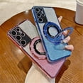 thumbnail image 6 of Case for Samsung Galaxy S24 Ultra Case Sparkle Cute with Stand Phone Case Compatible with MagSafe Slim Glitter Card Shockproof Protective Women Girls Case for Samsung Galaxy S24 Ultra Blue YD, 6 of 9
