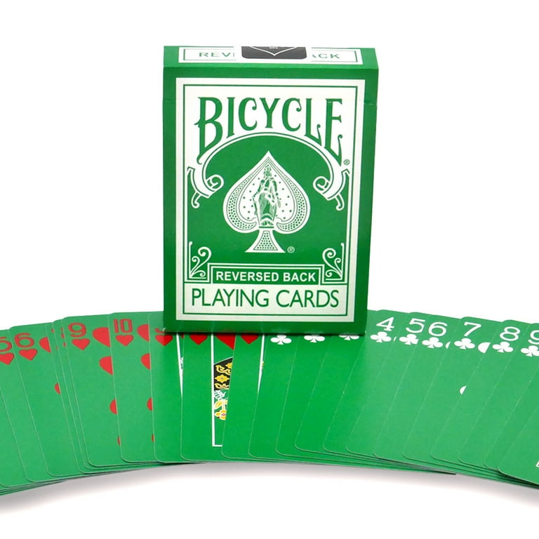 Bicycle green playing cards sale