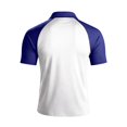 thumbnail image 5 of Oazcsf Men's Short Sleeve Polo Shirts Stretch Raglan Golf Shirt Color Block Collared Lightweight Polos for Men,Royal Blue,M, 5 of 5