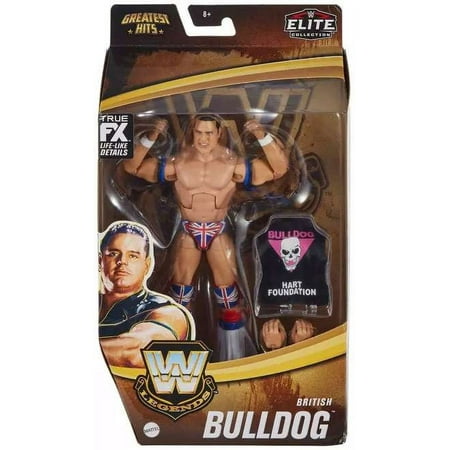 Mattel WWE Elite Collectible British Bulldog Action Figures