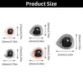thumbnail image 2 of 10pcs 2 colors Accessories Puppet Making Animal Toys Funny Eyelash Eyes DIY Craft Eyes Doll Safety Eyes Dinosaur Eye PINK 17X20MM, 2 of 8