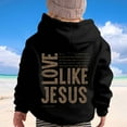 thumbnail image 4 of YUEHUA JESUS Christian Hoodies for Girls Aesthetic Cute Oversized Christ Christians Girls Long Sleeve Pullover Fall Sweatshirts, Size 9-10 Years, 4 of 8
