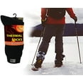 thumbnail image 6 of Feet Warmers Cold Weather Insulated Thermal Socks, Pack of 2 (Black, Women 9-11), 6 of 9