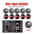 thumbnail image 2 of 2/5/10Pcs 14mm Car Control Key Shell Emblem Sticker Car Keychain Badge Replacement Decal For VW GTI Golf Passat Jetta 10pcs GTI, 2 of 6