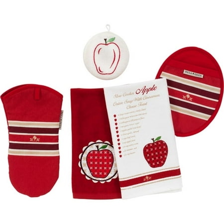  Paula  Deen  5 Piece Kitchen  Towel Scrubber and Pot Holder 