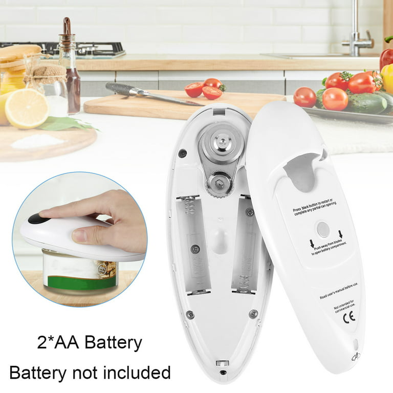 Electric Can Opener, Safe Smooth No Sharp Edges Can Opener for
