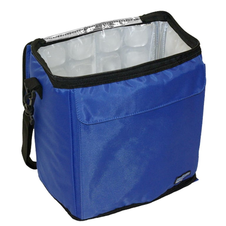 FlexiFreeze Freezable 9-Can Cooler - Reusable & Portable, Royal Blue