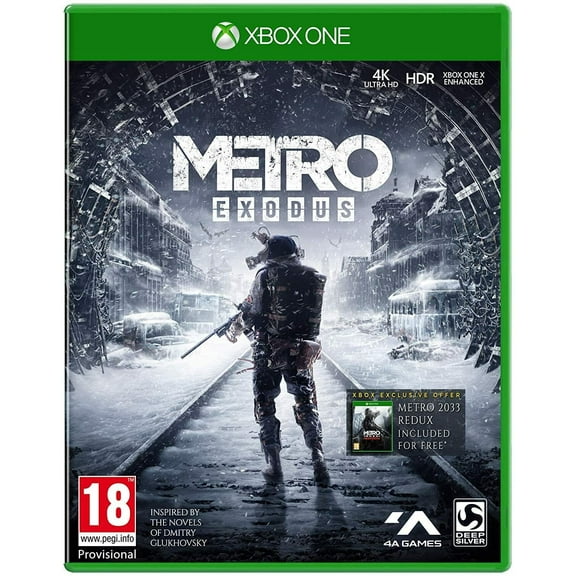 Metro Exodus Xbox One with guide and Metro 2033 Redux Brand New Factory Sealed