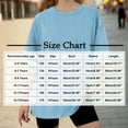 thumbnail image 3 of ZyeKqe Girls Oversized T Shirts Drop Shoulder Short Sleeve Shirts Round Neck Loose Fitted Summer Top, 3 of 8