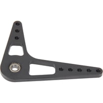 Aluminum Bell Crank with Bearing Center, Black