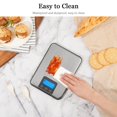 thumbnail image 4 of 15KG professional digital kitchen scale, with large weighing surface and accuracy up to 1g, 4 of 5