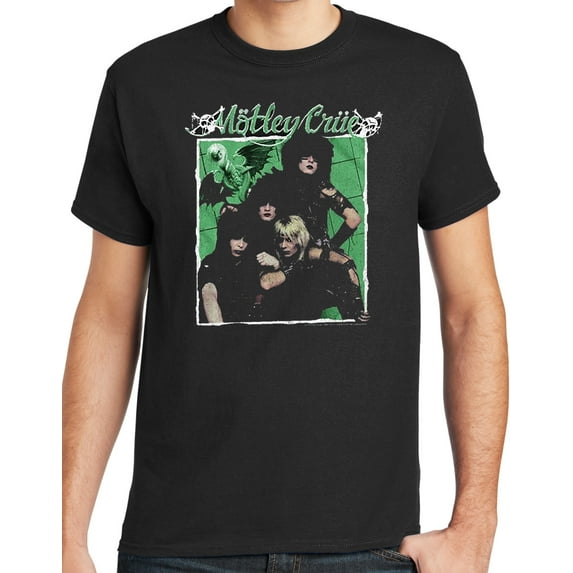 Motley Crue THE BOYS Mens Black T-shirt, 4XL Black - TALL