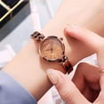 thumbnail image 2 of Reloj de pulsera de aleación, exquisito reloj de cuarzo con disco para estudiantes, totalmente equipado con reloj de mujer resistente al agua, 2 of 4