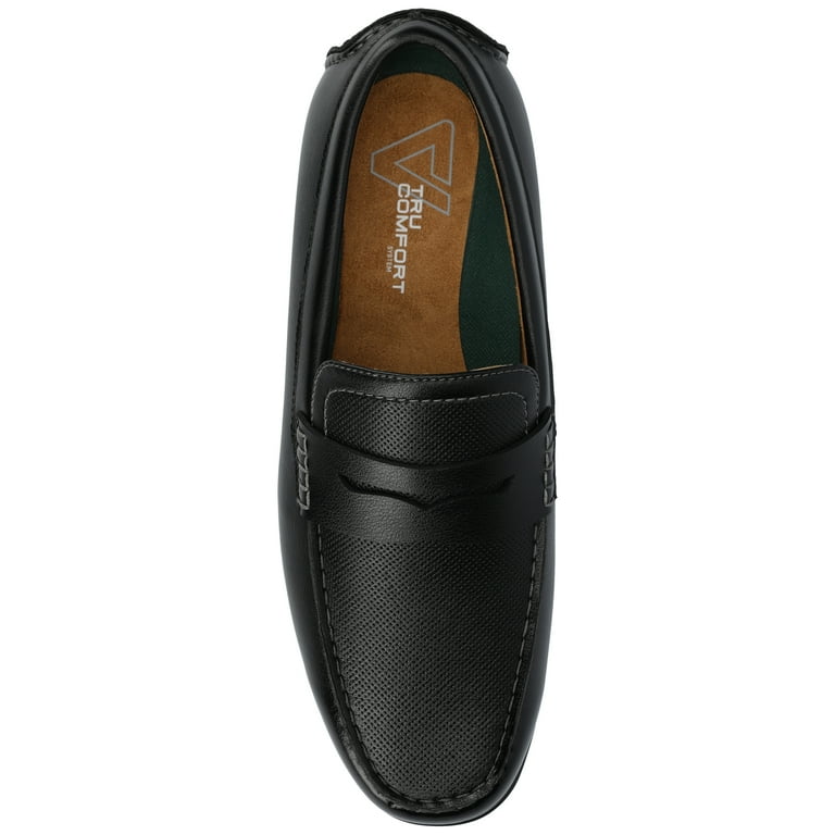 Vance Mens Yates Comfort Perforated Slip-on Flexible Driving  display picture 3