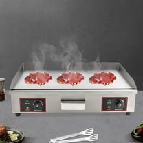 Commercial Electric Griddle 3000W Non-Stick Restaurant  Teppanyaki Flat Top Gril
