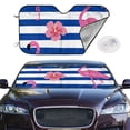 thumbnail image 2 of Daiia Pink Flamingo Windshield Sun Shade for Car SUV Truck (Medium ), Car Sun Shade Windshield, Car Shades for Front Windows, Sunshade for Car Windshield, 2 of 7