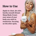 thumbnail image 3 of Vibriance Dream Sleep Body Cream, 4 fl oz - Fluffy Full Moisturizer for Dry Skin, Relaxation and Rejuvenation with Therapeutic Ingredients, Soothing Vanilla Aromatics, 3 of 6