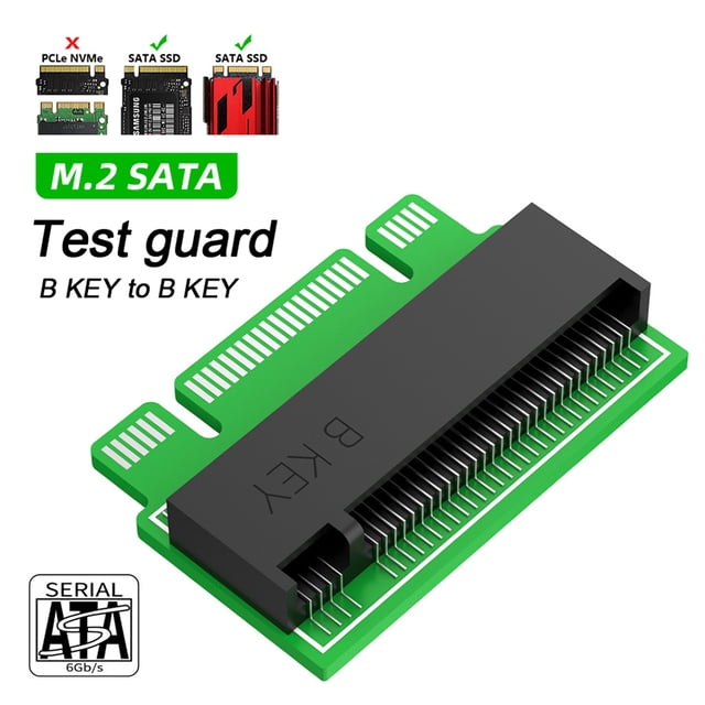 Tarjeta adaptadora SSD Placa de prueba M.2 PCIE NVME SATA NGFF Extender Riser (B KEY)