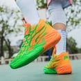 thumbnail image 4 of Basketball Shoes for Womens Colorful Volleyball Fashion High Top Breathable Lightweight Grip Indoor Outdoor Sport Sneakers, 4 of 6