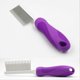 thumbnail image 4 of Pet comb for dogs and cats, stainless steel teeth, 4 of 5
