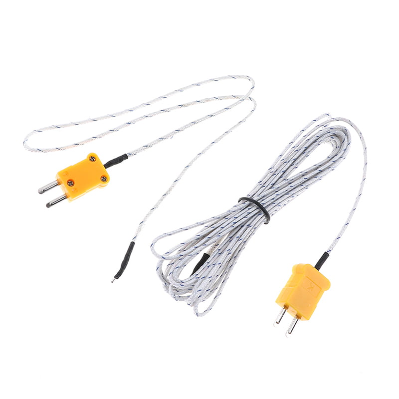 1PC K type temperature sensor thermocouple probe cable wire 0.5/4m MC 