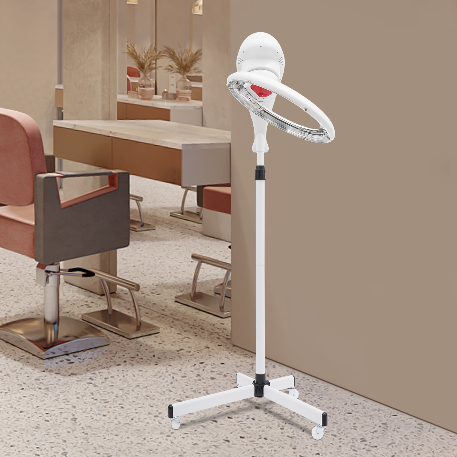 Professional Stand Salon Infrared Hair Dryer Adjustable With Wheels 950W