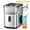 Black-Nugget Ice(33lbs/day), variant on Countertop Nugget/Bullet Ice Maker Machine, Portable Self-Cleaning Ice Maker, 26–33 lbs/24H Chewable Sonic Ice for Home, Office & Kitchen