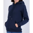 thumbnail image 3 of 3 Pack: Women's Fleece Long-Sleeve Pullover Hoodie Active Sweatshirt Kangaroo Pocket - (Available In Plus), 3 of 5