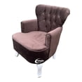 thumbnail image 3 of Sillon Vintage Individual Terciopelo Café, 3 of 3