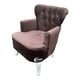 thumbnail image 3 of Sillon Vintage Individual Terciopelo Café, 3 of 3
