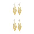 thumbnail image 4 of Pendientes Barroco Exquisito Sonducket 2 Piezas Gotas para los oídos Accesorio de moda bohemio, 4 of 6