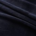 thumbnail image 3 of vidaXL Blackout Curtains with Rings 2 pcs Navy Blue 54"x84" Velvet, 3 of 30