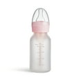 thumbnail image 3 of Munchkin Bond™ Silicone Coated Glass Baby Bottles - Anti-Colic Feeding System with Natural Feel Nipples, 4 ounce, 2 Pack, Pink, 3 of 8
