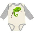 thumbnail image 3 of Inktastic Cute Chameleon Boys or Girls Long Sleeve Baby Bodysuit, 3 of 5