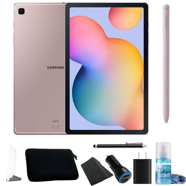Samsung Galaxy Tab S6 Lite (2022) 10.4 64GB Wi-Fi - Chiffon Rose with  Zipper Sleeve, Tablet Stand, Car/Wall Adapters & Cleaning Kit 