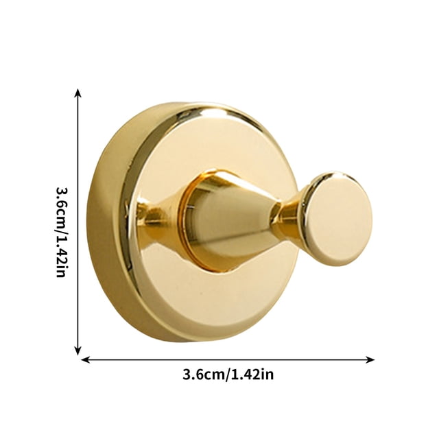 Shower Heads New Style Clothes Hook Alloy Entrance Hook Personality Gold Wardrobe Small Clothes Hook