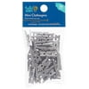 Hello Hobby Silver Mini 1" Wood Clothespins, 36 Pieces