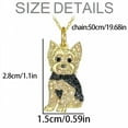 thumbnail image 2 of DESIGNICE 2026 New Women Necklace Three-Layered Star Pendant Solid Color Hollow Chain Individual Adjustable Length Prom Daily Dating Neck Jewelry Lady Clavicle Necklace, 2 of 7