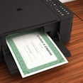 thumbnail image 3 of Heavyweight Thick Blank Certificate Paper - 100 Sheet Pack - 8.5" x 11" Plain Certificate Stock for Printer (Green Border), 3 of 3