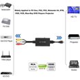 thumbnail image 1 of Convertidor Jinzhaolai Rca a Hdmi, adaptador compuesto a HDMI compatible con 1080p Pal/ntsc Compatible con Ps One, Ps2, Ps3, Stb XianweiShao 8390613973450, 1 of 1