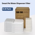 thumbnail image 3 of Transemion Water Fountain filter for element 4-Layer Filtration -Quiet Pet For Cats 2L Stainless With Pump Pet Fountain Water For TY02, 3 of 6