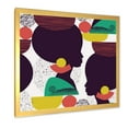 thumbnail image 2 of Designart 'Ethnic Geometric Silhouette of African American III' Modern Framed Art Print, 2 of 4