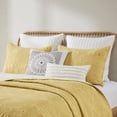 thumbnail image 4 of INK+IVY King/Cal King Kandula 3-Piece Reversible Cotton Quilt Set, Yellow, 4 of 12
