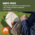 thumbnail image 6 of Ozark Trail 22L Adult/Teen Polyester Asheville Dual-Carry Backpack, Taupe, 6 of 15