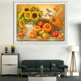 thumbnail image 2 of DIY 5D Diamond Painting Kit (for Adults) Diamond Painting "Sunflower, Pumpkin" - Full Diamond Crystal Rhinestone Embroidery Craft Kit, Can Be Used as Gift, Wall Decoration, 2 of 7